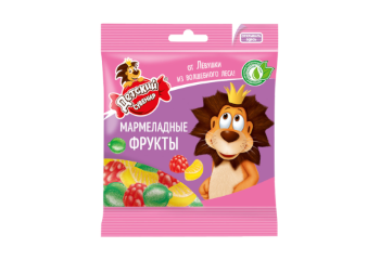 Мармелад жевательный Мармеладные фрукты Детский сувенир 35 гр. 